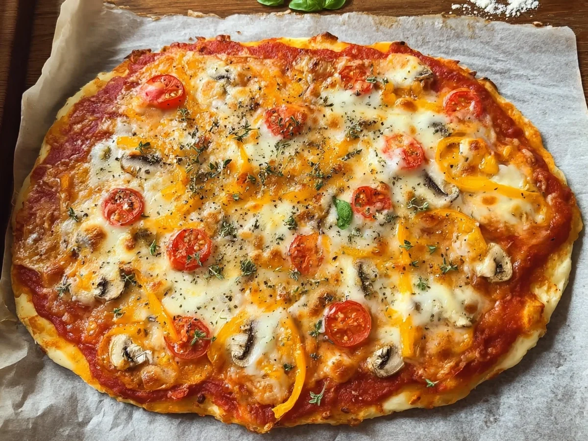 Skyr Pizza Rezept: Protein-Pizza einfach selbstgemacht - Beitragsbild