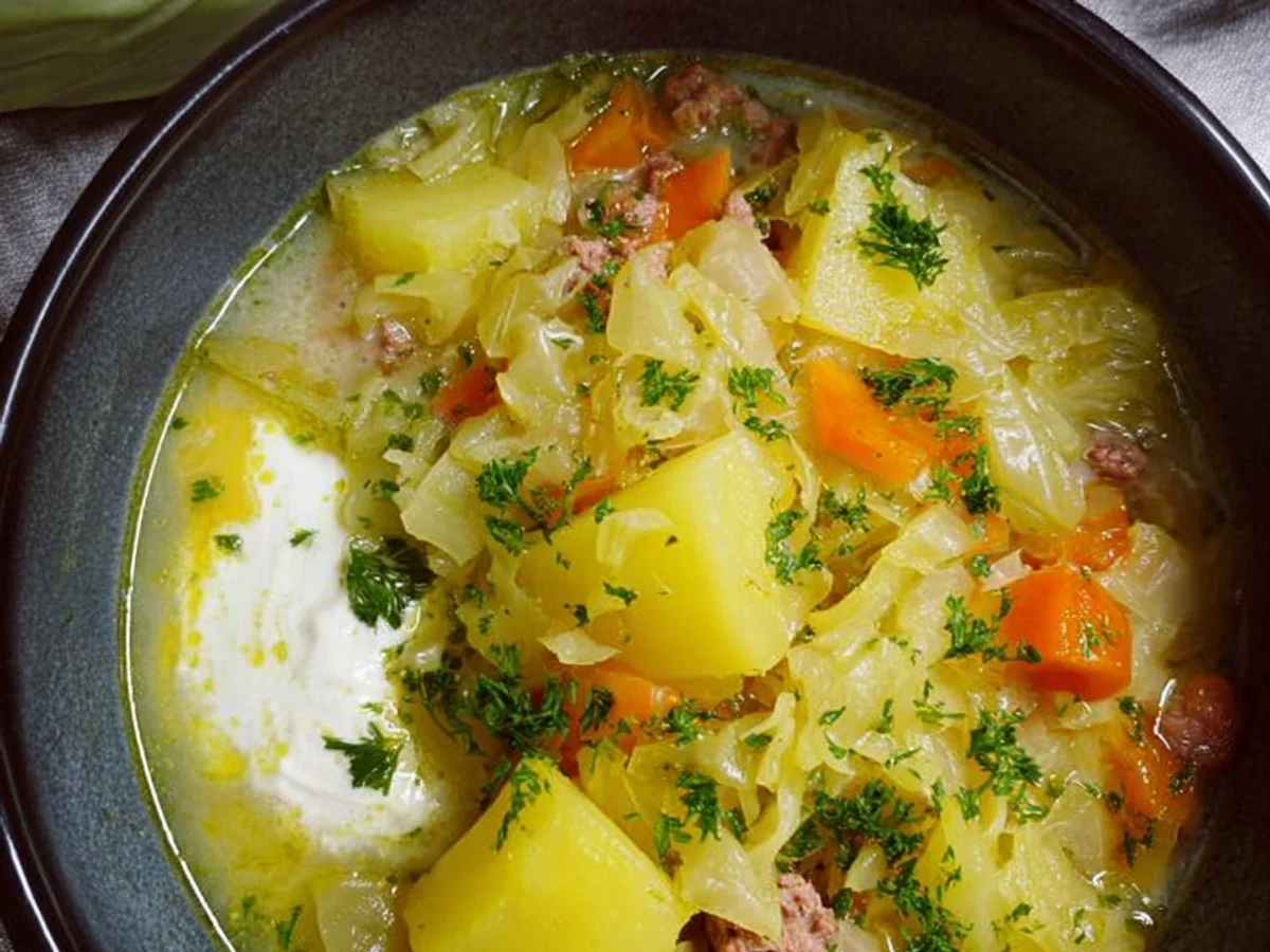Spitzkohlsuppe: Herzhafter Eintopf für kalte Tage - Beitragsbild